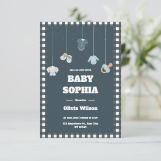 Faire tomber dans l'amour Invitation à la baby sho