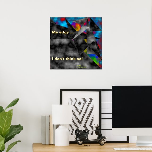 "Faire une déclaration" Impression à l'huile de mu (In Situ (Bureau))