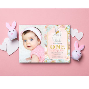Faire une photo - Invitation pour le 1er anniversa