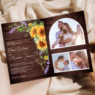 Fairepart de mariage en bois avec code QR tourneso