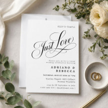 Fairepart de Mariage Just Love