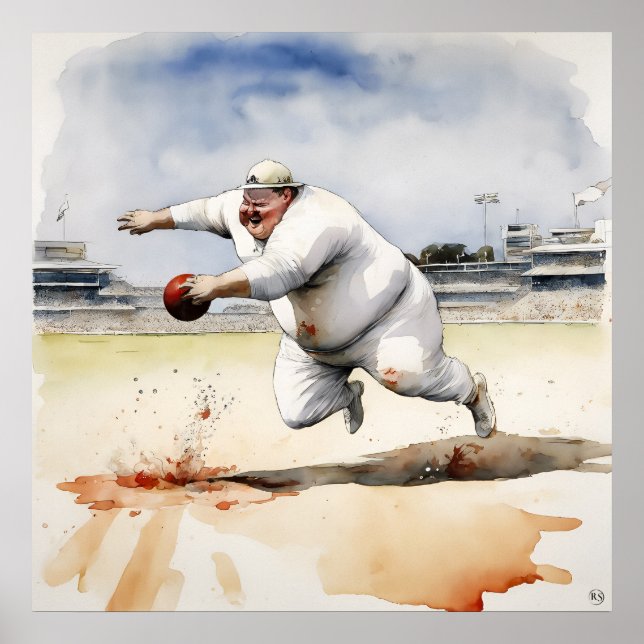 Fairer Fang - ArchivCricket-Print Poster (Vorne)