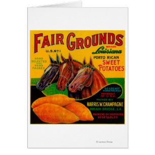Fairer Grund Yam LabelBreaux Bridge, LA