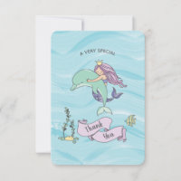 Faires Skin Lila Meerjungfrau mit Dolphin