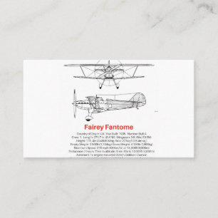 Fairey Fantome Carte de visite