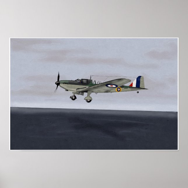 Fairey Fulmar Fighter 1940 Poster (Vorne)