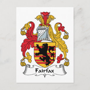 Fairfax-Familienwappen Postkarte
