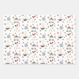 Fairfield Connecticut Herbst in New England Geschenkpapier Set