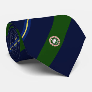 Fairfield (Connecticut) - Stadtflagge Neck Tie Krawatte