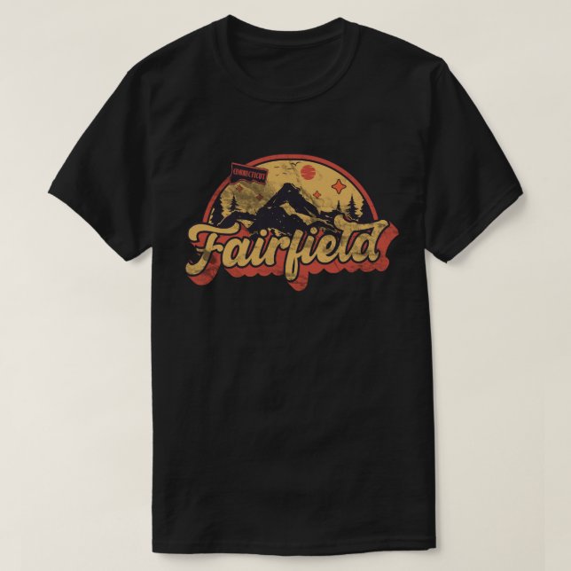 Fairfield, Connecticut T-Shirt (Design vorne)
