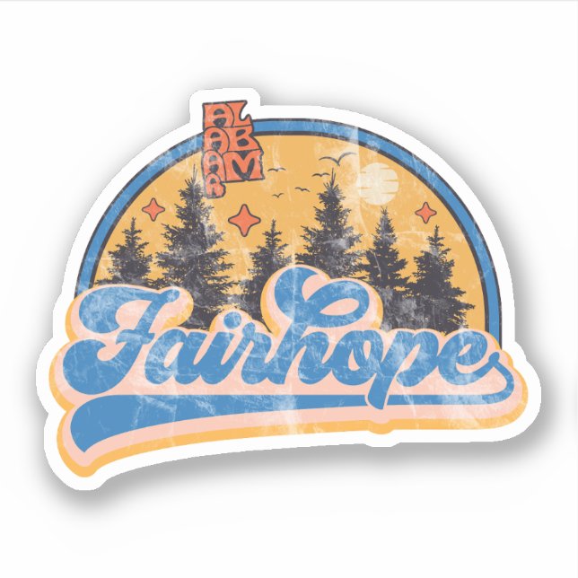 Fairhope, Alabama Aufkleber (Vorderseite)