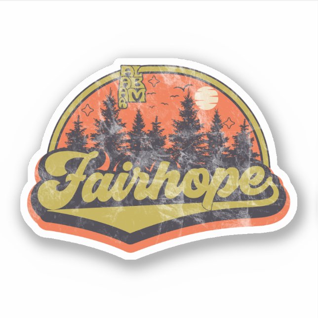 Fairhope, Alabama Aufkleber (Vorderseite)