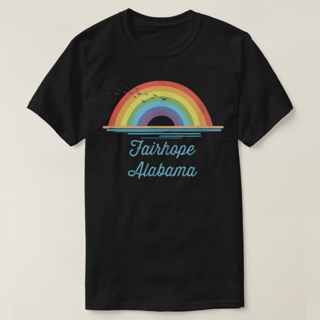 Fairhope Alabama Souvenir Graphic T-Shirt (Design vorne)