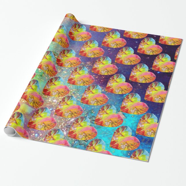 FAIRIEN DES DAWN-Herzens Geschenkpapier (Ungerollt)