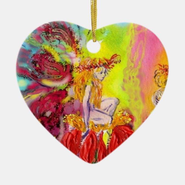 FAIRIEN VON DAWN KERAMIK ORNAMENT (Vorne)