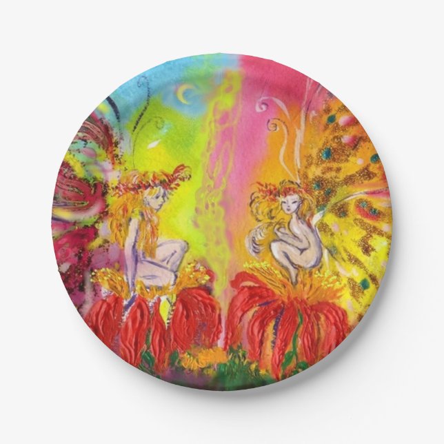 FAIRIEN VON DAWN PAPPTELLER (Vorderseite)