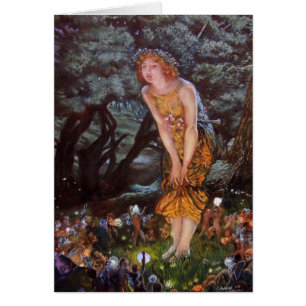 Fairies on a Midsommer Night in Girls Dream