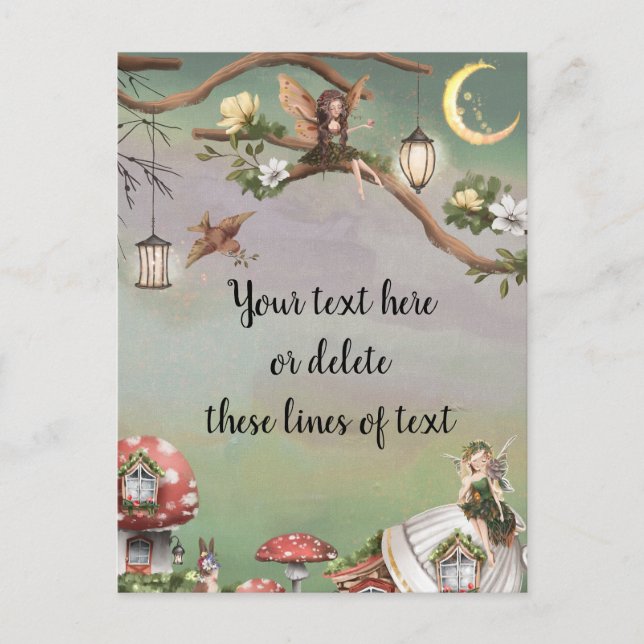 Fairies Postkarte (Vorderseite)
