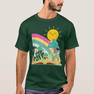 Fairies Rainbows und Sunshine Book T-Shirt