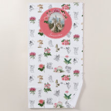 Fairies Rosa Mushroom Fairy Castle Monogram