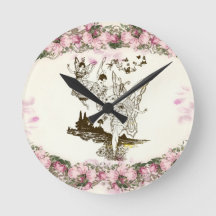 Fairies tanzen Vintage Blume