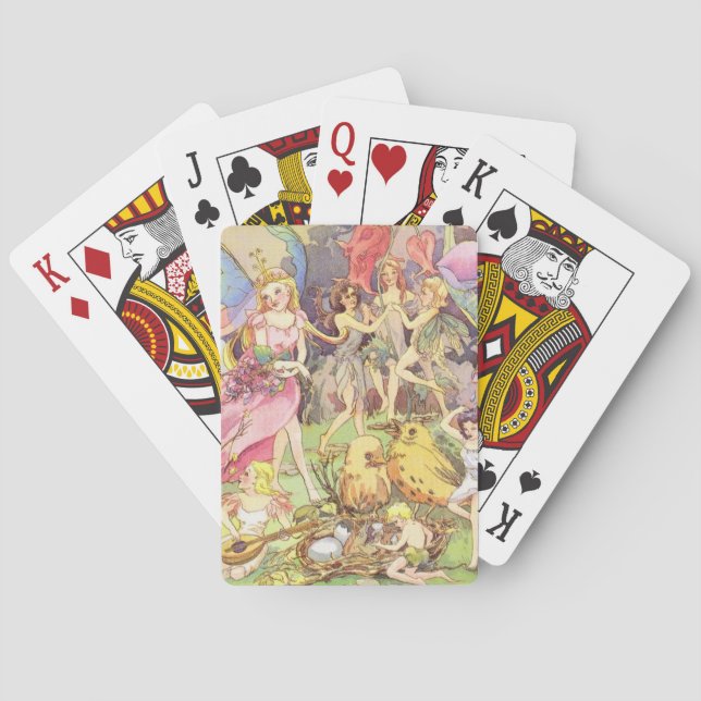 Fairies und Sprites Spielkarten (Rückseite)