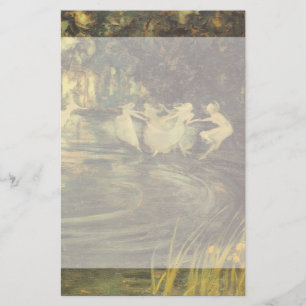 Fairies Whirl von Arthur Black, Vintager Fairy Dan Briefpapier