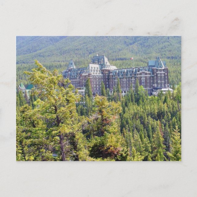 Fairmont Banff Springs Hotel in Banff Canada Postkarte (Vorderseite)