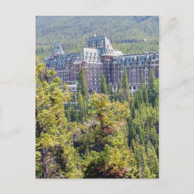 Fairmont Banff Springs Hotel in Banff Canada Postkarte (Vorderseite)