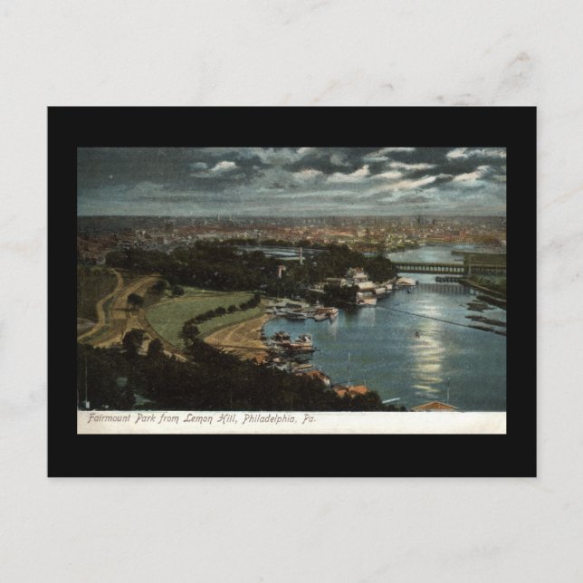 Fairmount Park, Philadelphia 1906 Vintag Postkarte (Vorderseite)