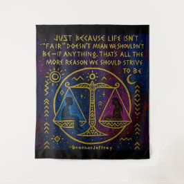 Fairness-Zitat 2001 Wandteppich