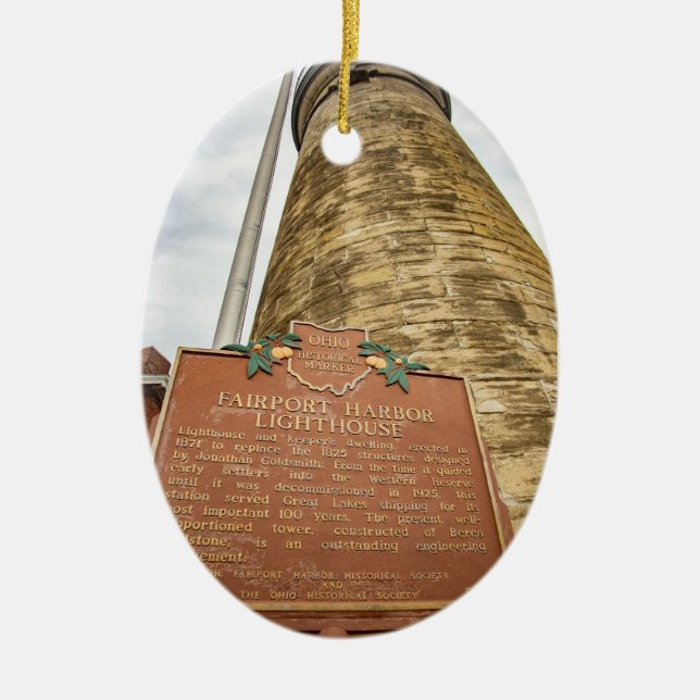 Fairport Harbour Lighthouse Keramik Ornament (Vorne)