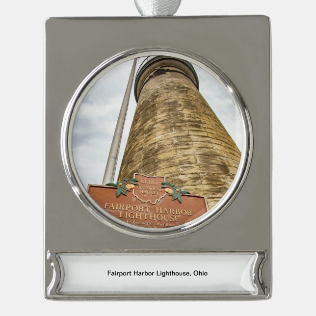 Fairport Harbour Lighthouse Keramik Ornament (Vorderseite)