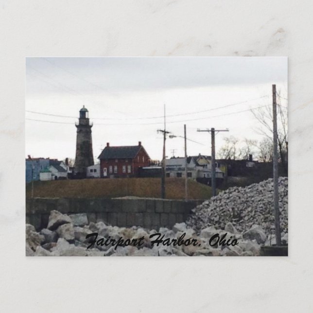 Fairport Harbour, Ohio Foto Postkarte (Vorderseite)