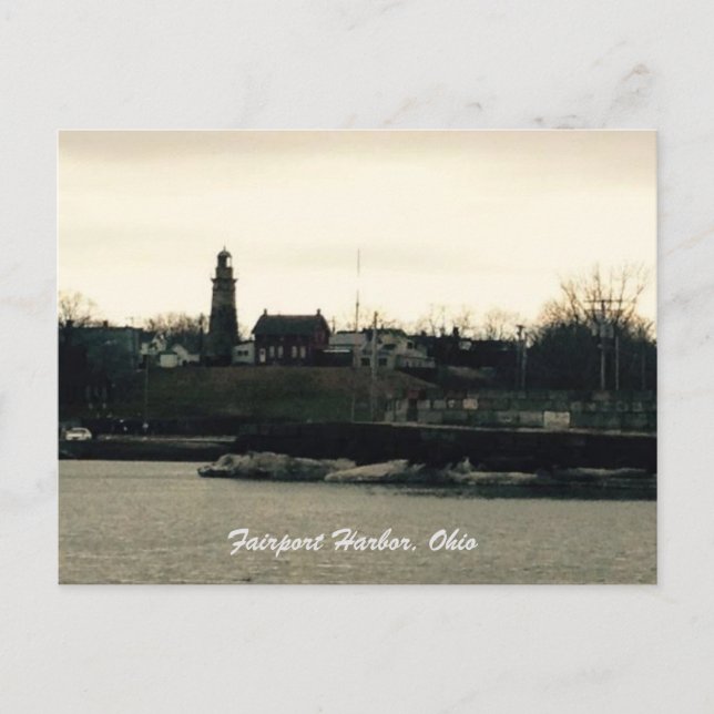 Fairport Harbour, Ohio Foto Postkarte (Vorderseite)