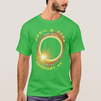 Fairport New York Solar Eclipse Totality 8. April T-Shirt