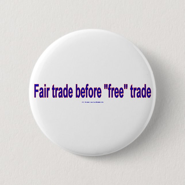 FairTradeBeforeFree Button (Vorderseite)