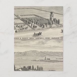 Fairview res, Ranches Postkarte
