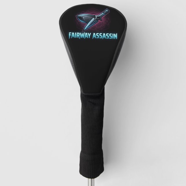 Fairway-Assassine Golf Headcover (Vorderseite)