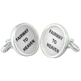Fairway to Heaven Golf Manschetten Knöpfe