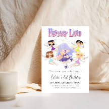 Fairy 3. Geburtstags-Girl-Party