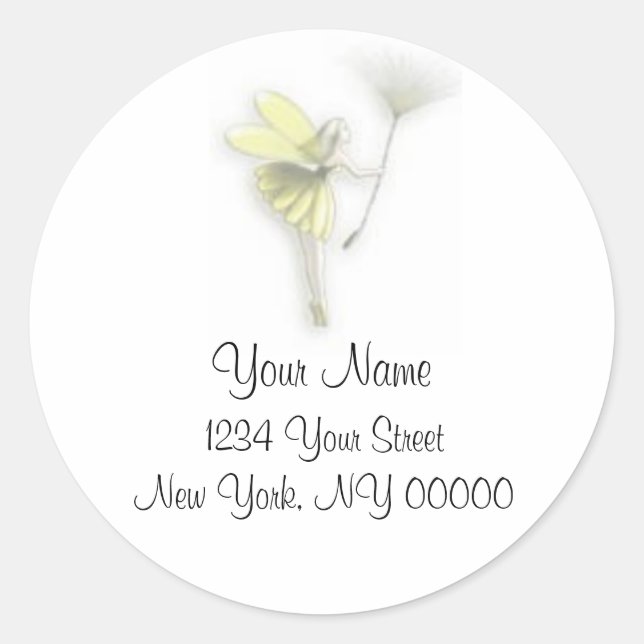 Fairy Address Sticker (Vorderseite)
