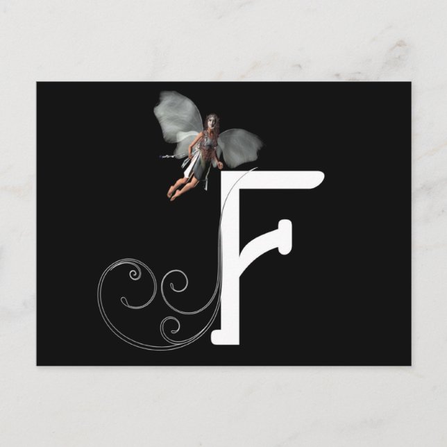Fairy Alphabets Postkarte (Vorderseite)