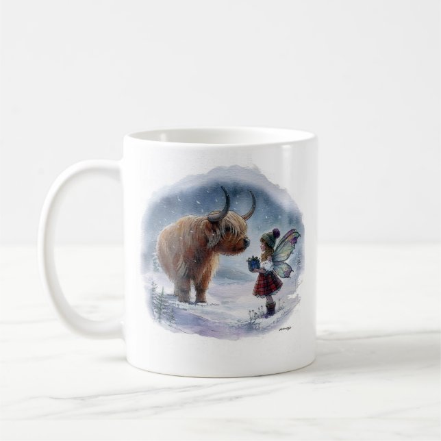 Fairy an cow Mug Kaffeetasse (Links)