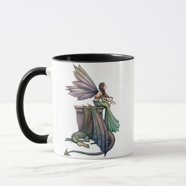 Fairy and Dragon Tasse von Molly Harrison (Links)