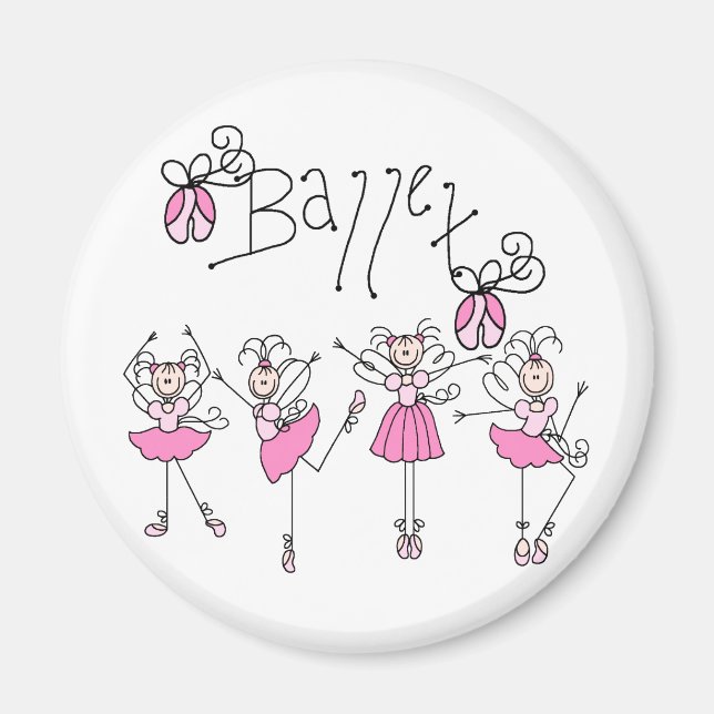 Fairy Angel Ballet Magnet (Vorne)