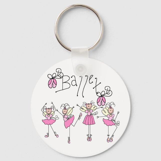 Fairy Angel Ballet Schlüsselanhänger (Vorderseite)