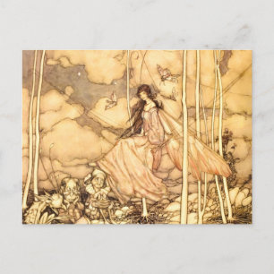 Fairy Arthur Rackham Postkarte