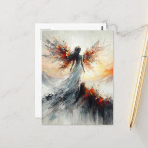 Fairy auf der Fantasie der Berge Postkarte