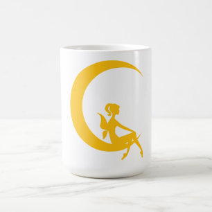 Fairy auf der Mond-Tasse Kaffeetasse